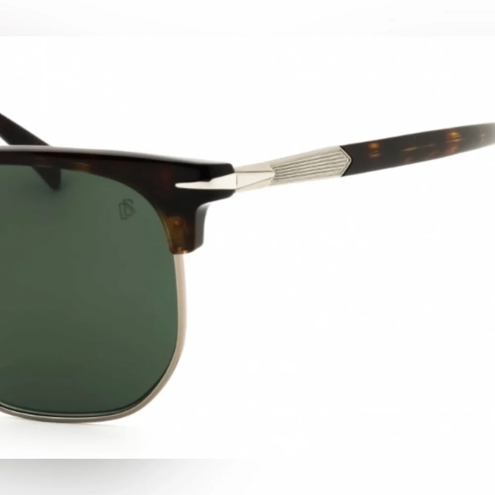 David Beckham HAVANA RUTHENIUM / GREEN Sunglasses (NWT)